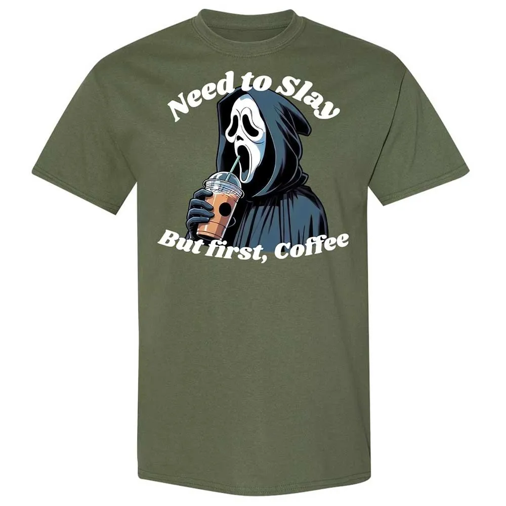 But first, Coffee - Military Green - 9