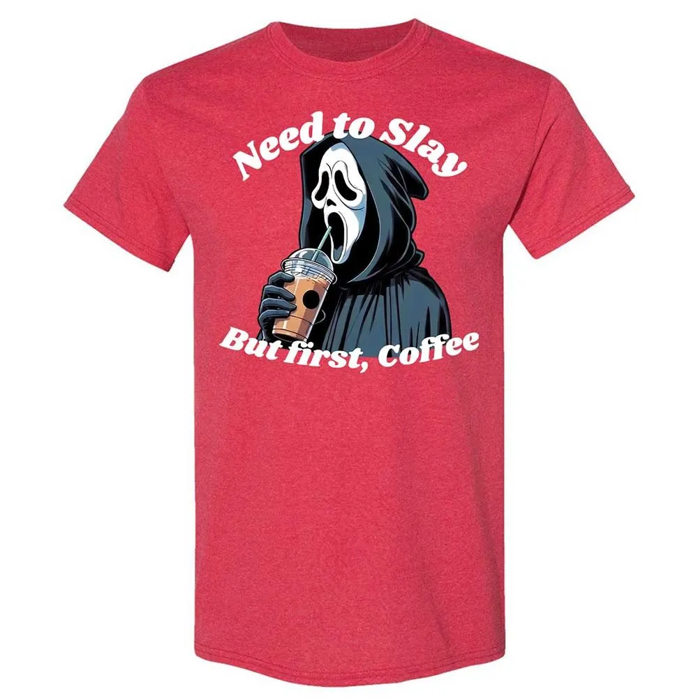 But first, Coffee - Heather Red - 11