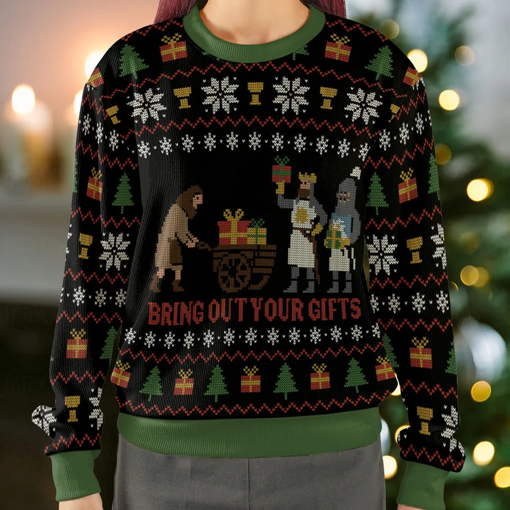 Bring Out Your Gifts Ugly Christmas Sweatshirt - 2