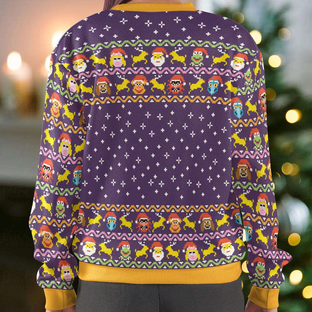 God Bless Us Everyone Ugly Christmas Sweatshirt - 3