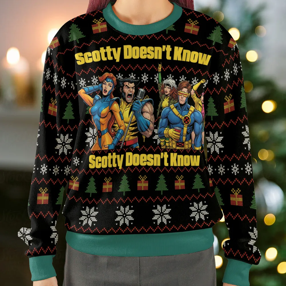 Scotty Doesn't Know Ugly Christmas Sweatshirt - 2