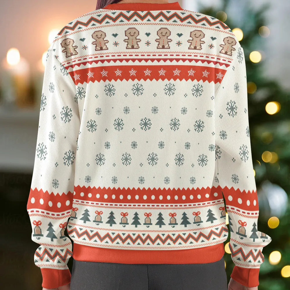 It's the penguins' Christmas skating party Ugly Christmas Sweatshirt - 3
