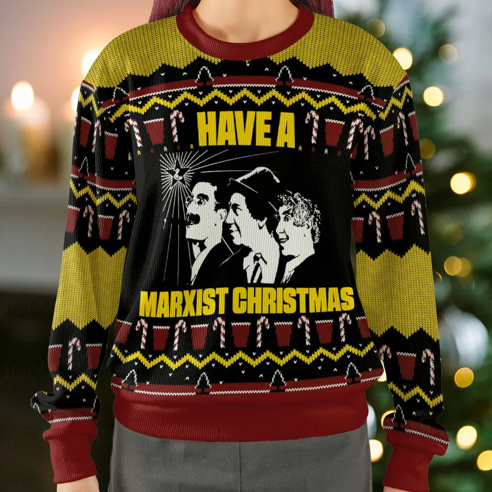 Have a Marxist Christmas Ugly Christmas Sweatshirt - 2