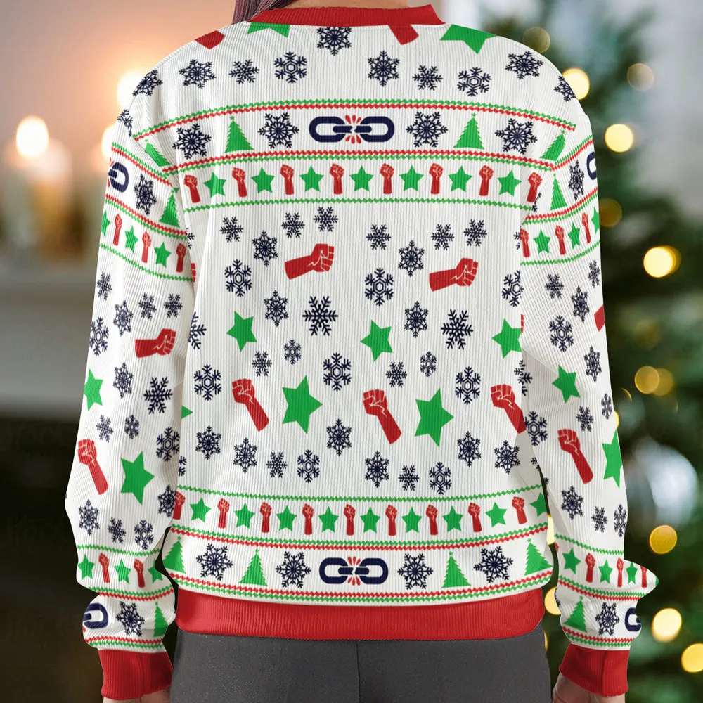 The Means Of Production Ugly Christmas Sweatshirt - 3